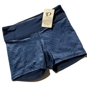 Pearl Izumi 4 inch Studio Shorts Cycling M L Blue NWT